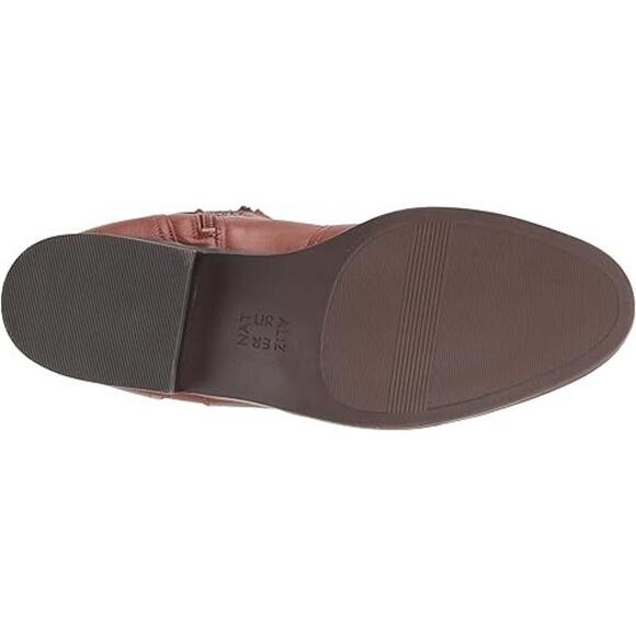 Naturalizer Women's Rena Wide Calf Knee High Riding Boot, Brown Size 6M - Picture 4 of 7